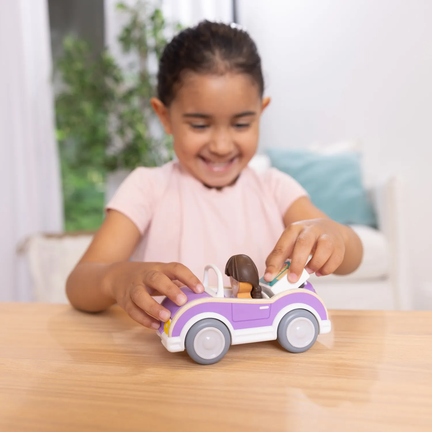 Melissa & Doug Cheery Lane Vehicle & Girl speelset auto