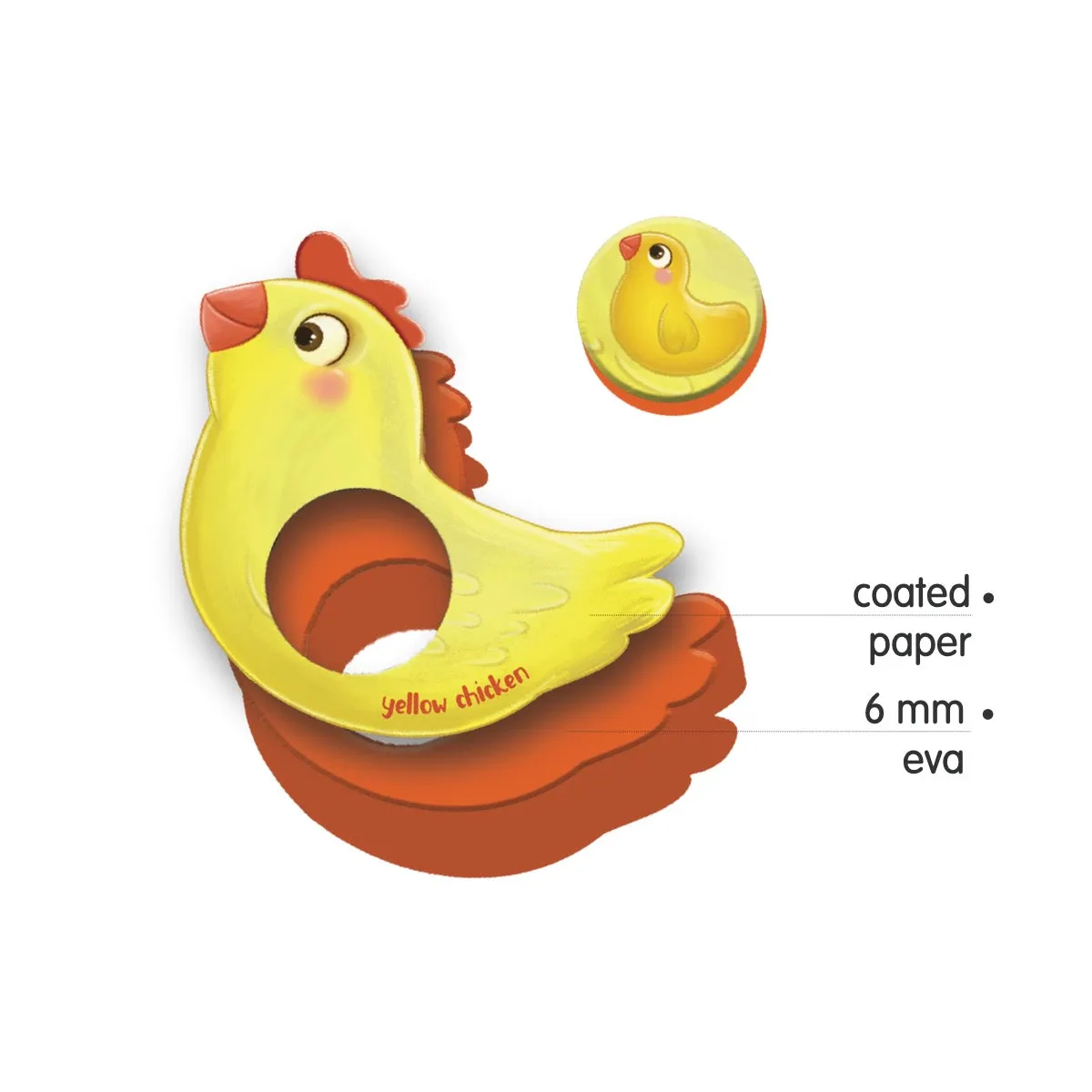 Puedo Colorful Friends memospel dieren kleuren