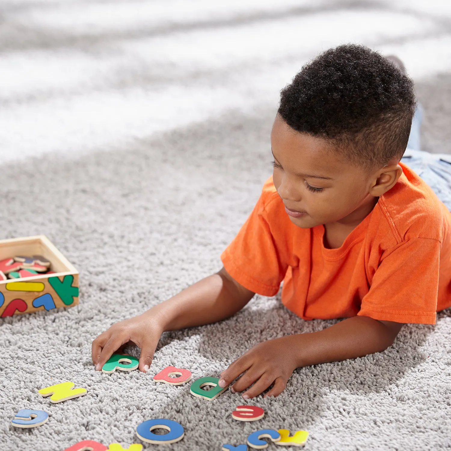 Melissa & Doug Wooden Letter magneetletters 52 stuks hout