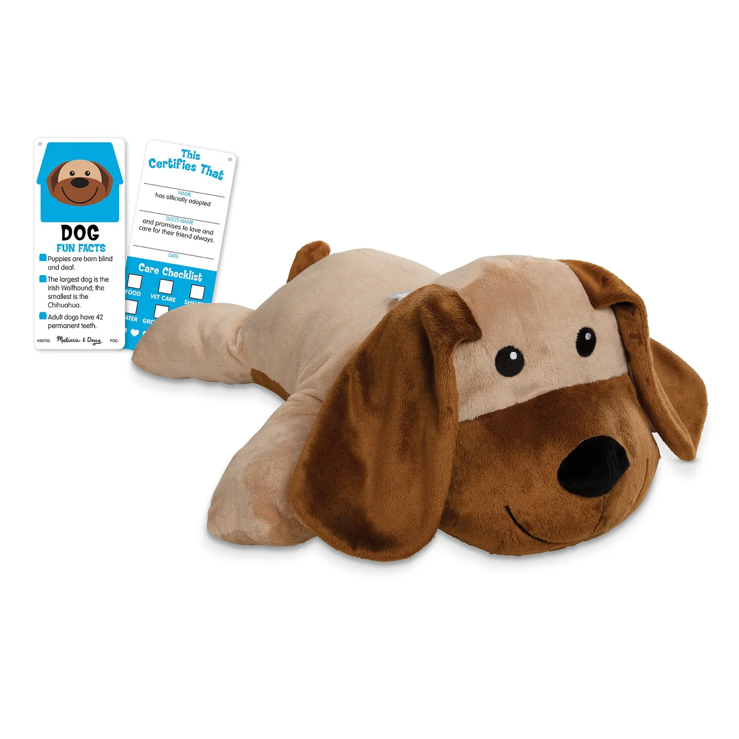 Melissa & Doug Cuddle Dog Jumbo pluche hond XXL