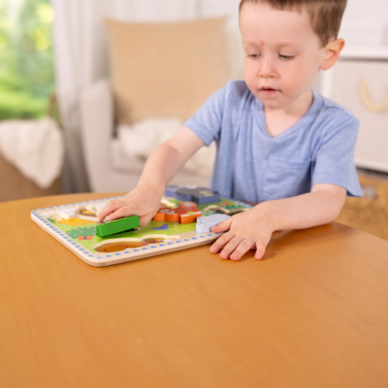 Melissa & Doug Pets houten puzzel 8 stukjes dieren 2+ jaar
