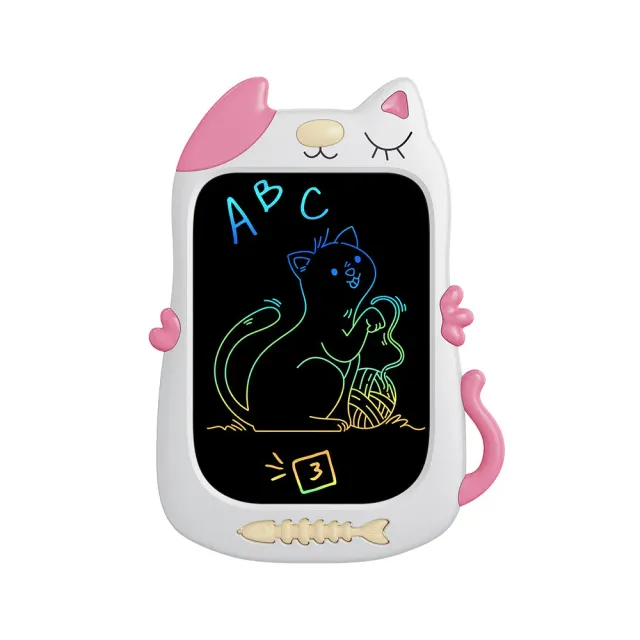 KOKODI LCD Writing Tablet Kat tekentablet 8,5 inch roze