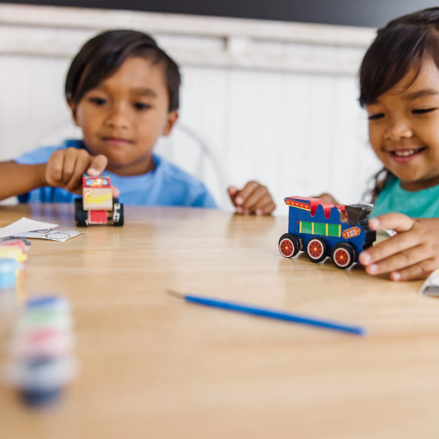 Melissa & Doug Created by Me knutselset voertuigen 2-pack
