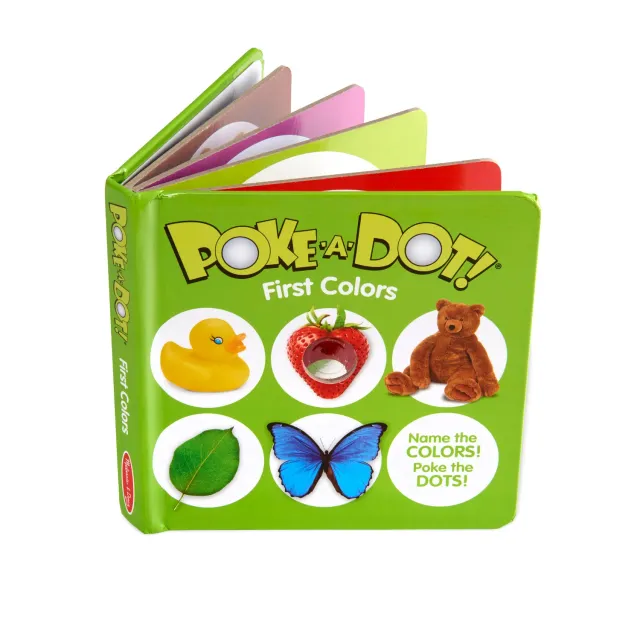 Melissa & Doug Poke-a-Dot First Colors kartonboek kleuren