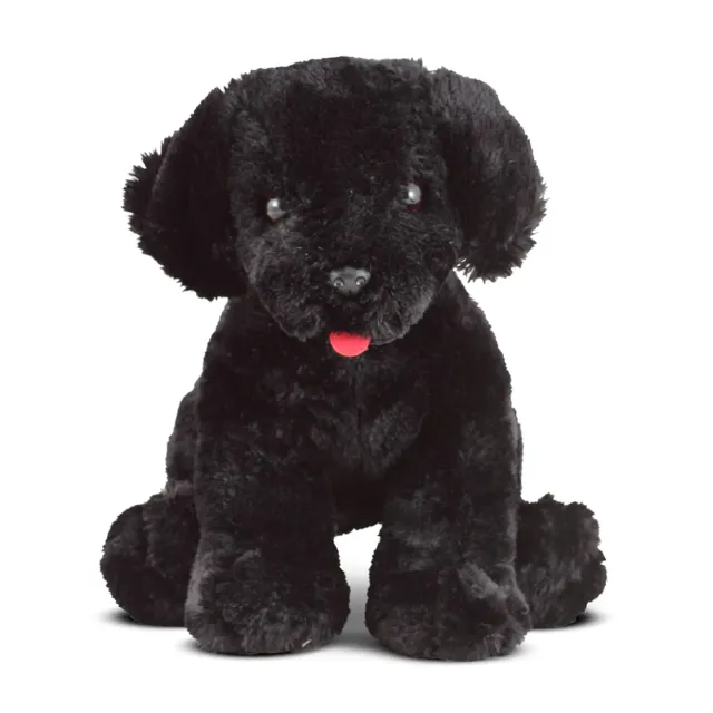 Melissa & Doug Benson Black Lab knuffel puppy 25 cm