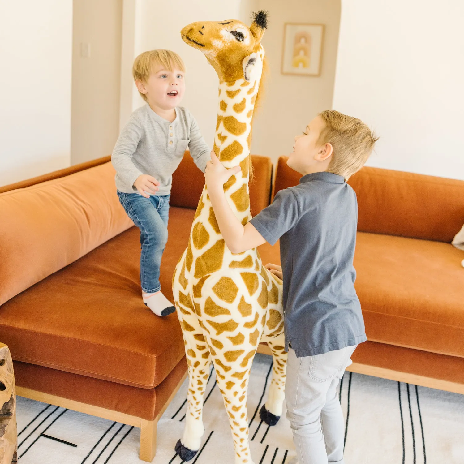 Melissa & Doug Giraffe Knuffel Groot Pluche 120 cm