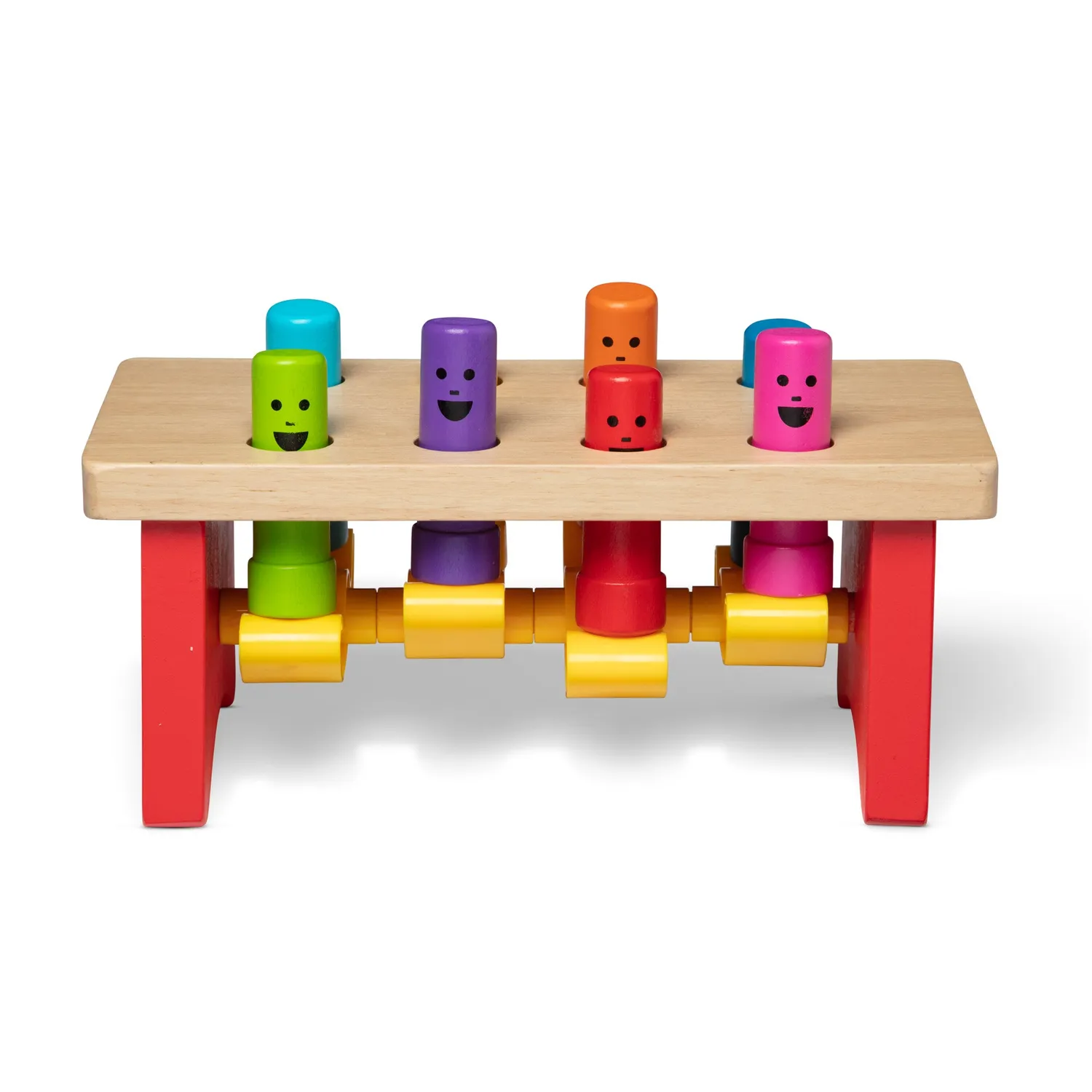 Melissa & Doug Deluxe Pounding Bench hamerbank hout 8 pinnen