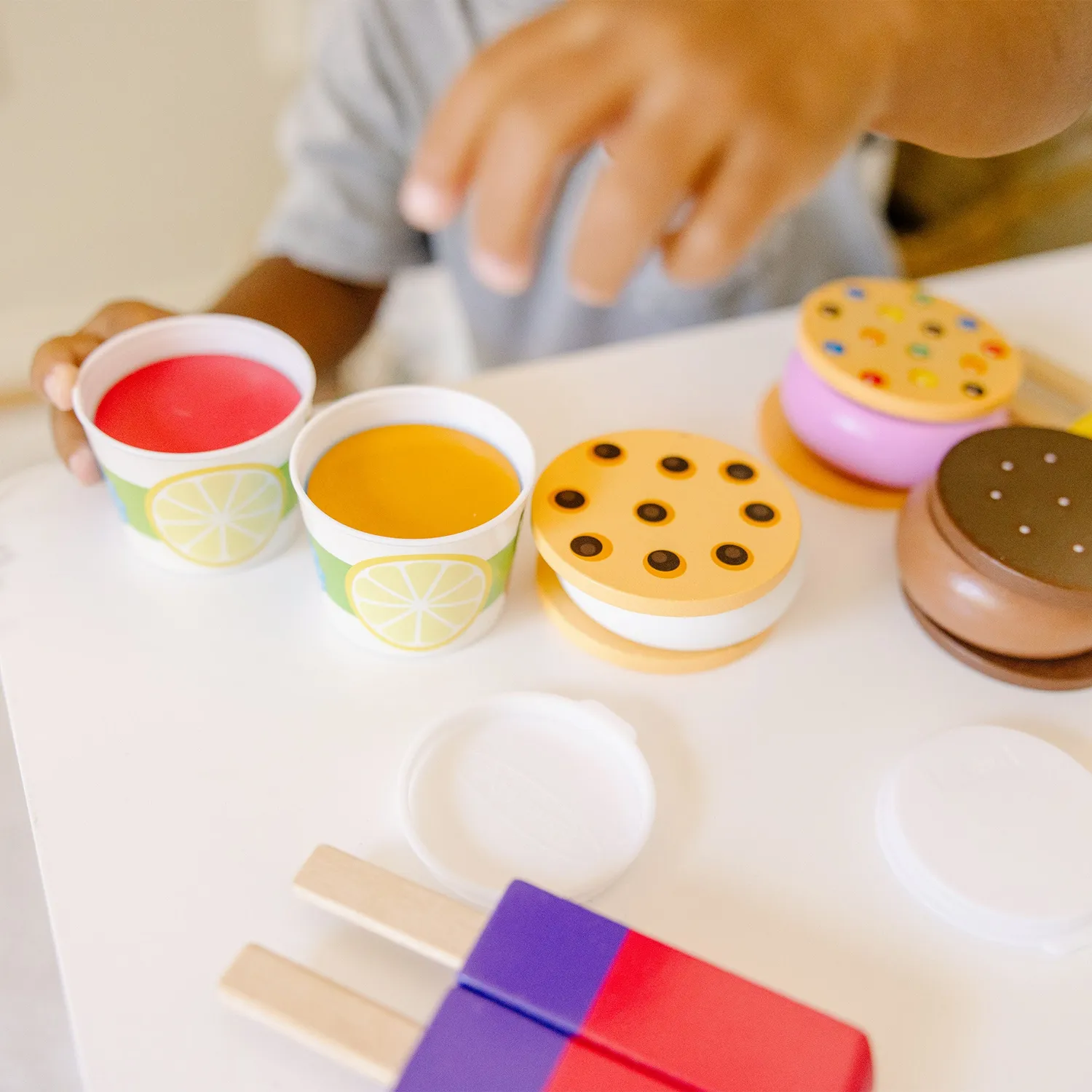 Melissa & Doug Frozen Treats ijsjes speelset 24-delig houten