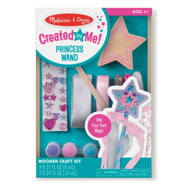 Melissa & Doug prinsessen toverstaf hout knutselset