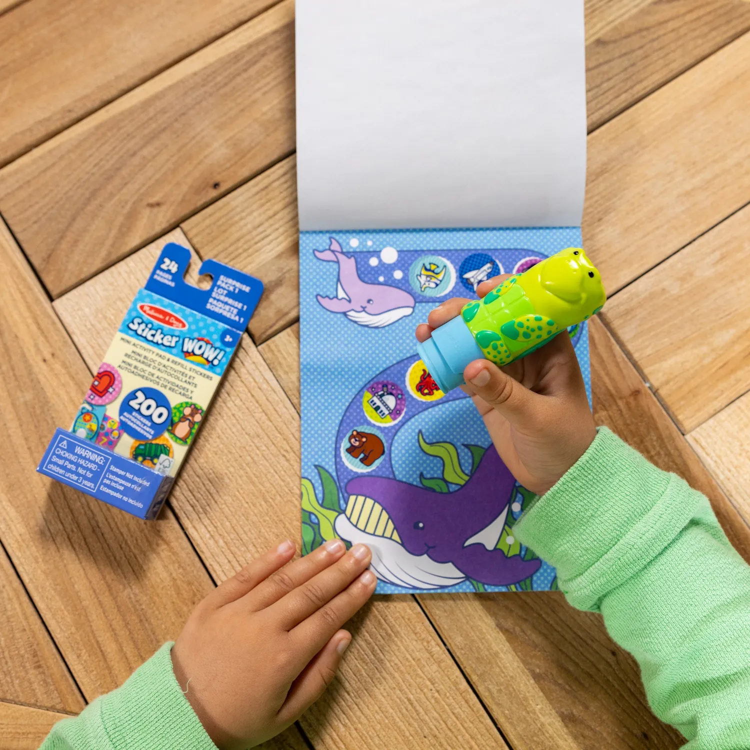 Melissa & Doug Sticker WOW! Sea Turtle stickerboek 500 stickers 3-5 jaar