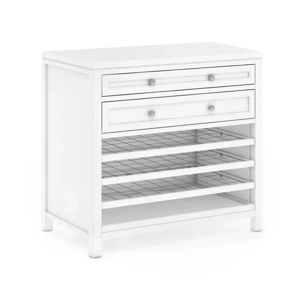 Martha Stewart Kids Art Storage opbergkast droogrek wit