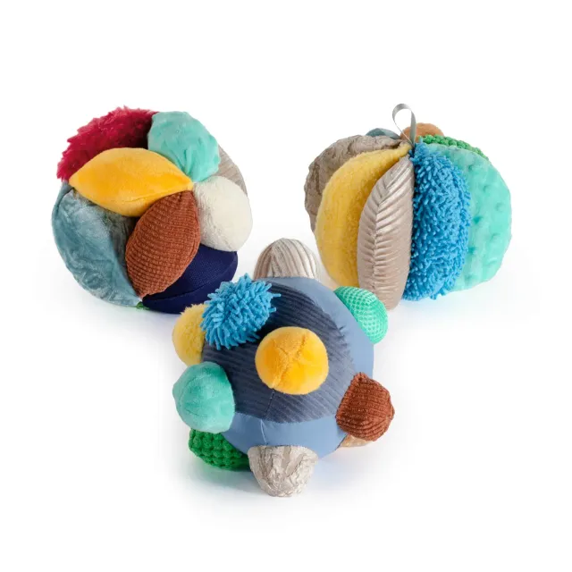 Guidecraft Knots and Knobs Plush Ball Set ballen wasbaar