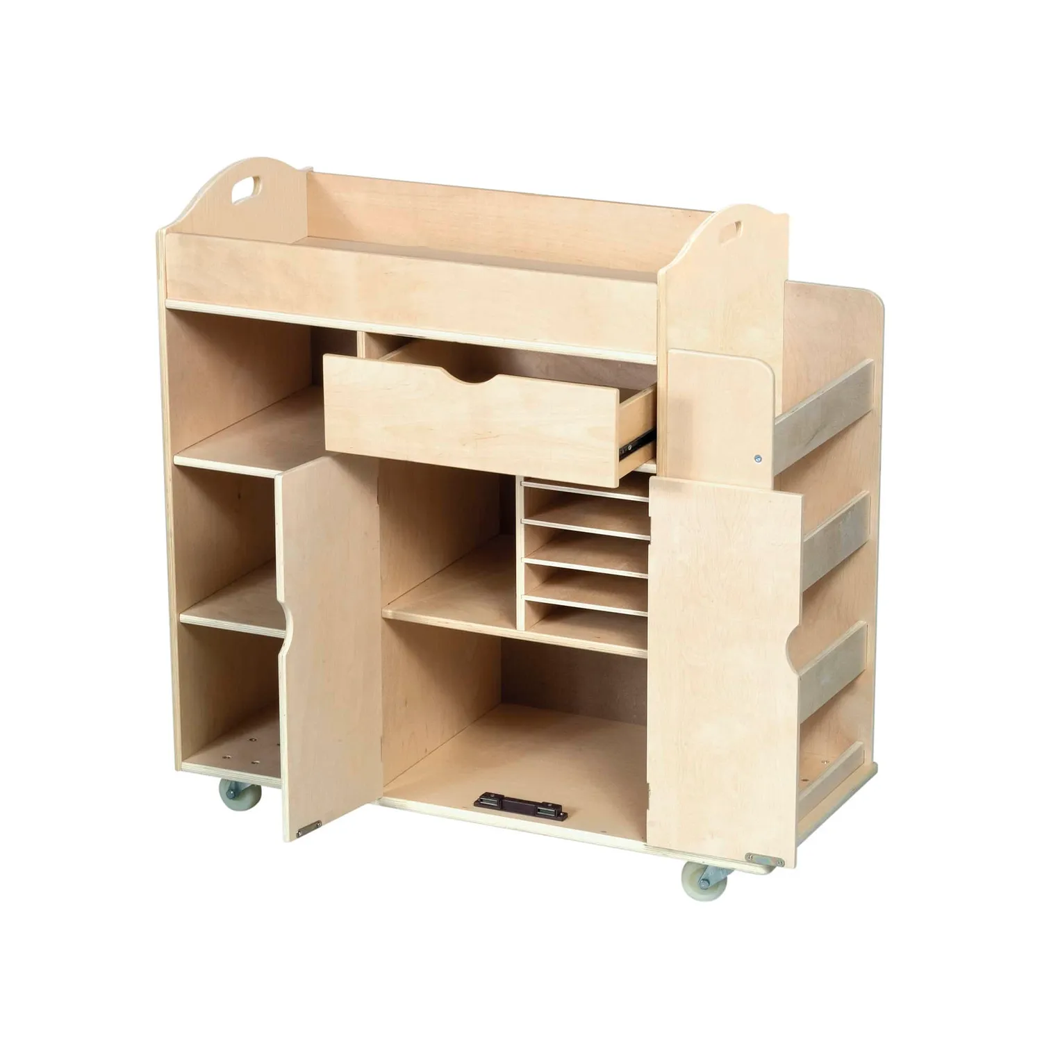 Guidecraft Kids Art Activity knutselkar op wielen opberging