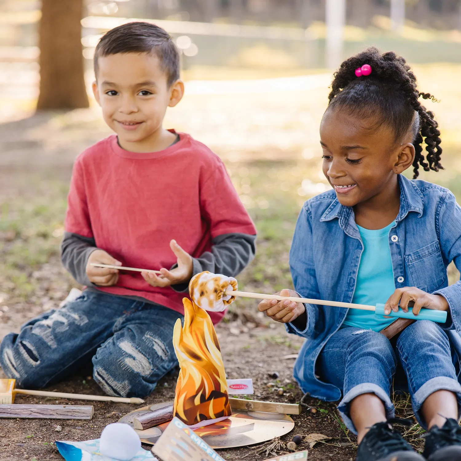 Melissa & Doug Let's Explore Campfire S'Mores speelset 23-delig
