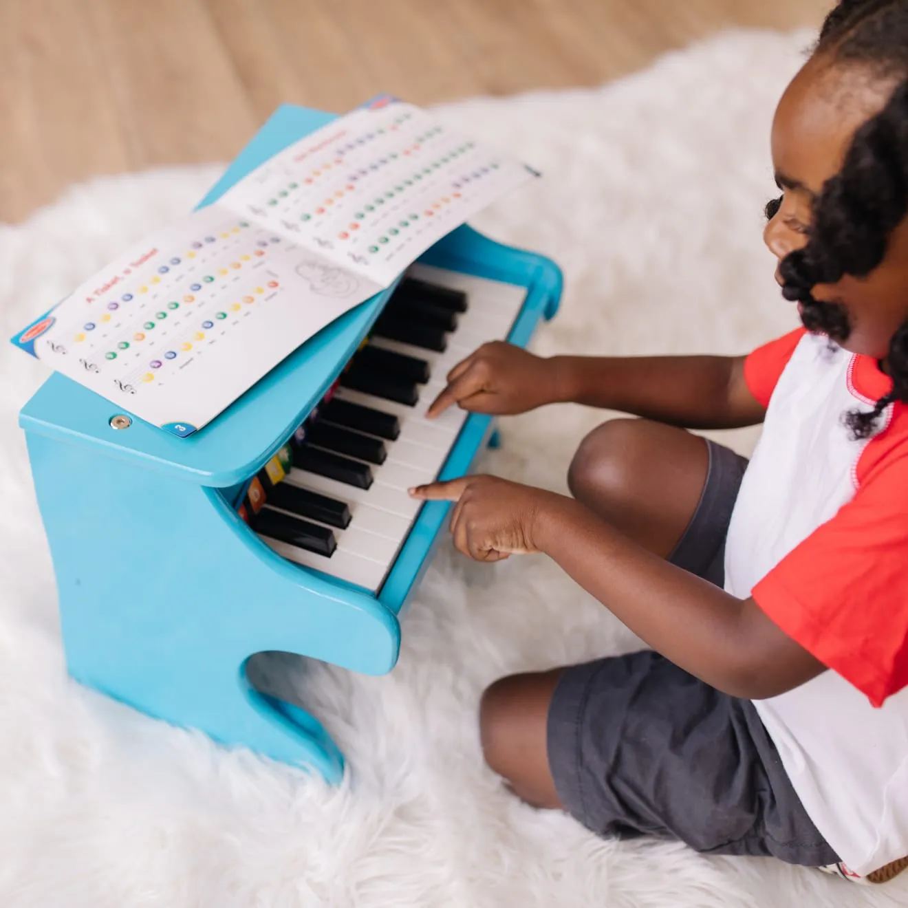 Melissa & Doug Blue Piano Speelgoedpiano 25 Toetsen Blauw