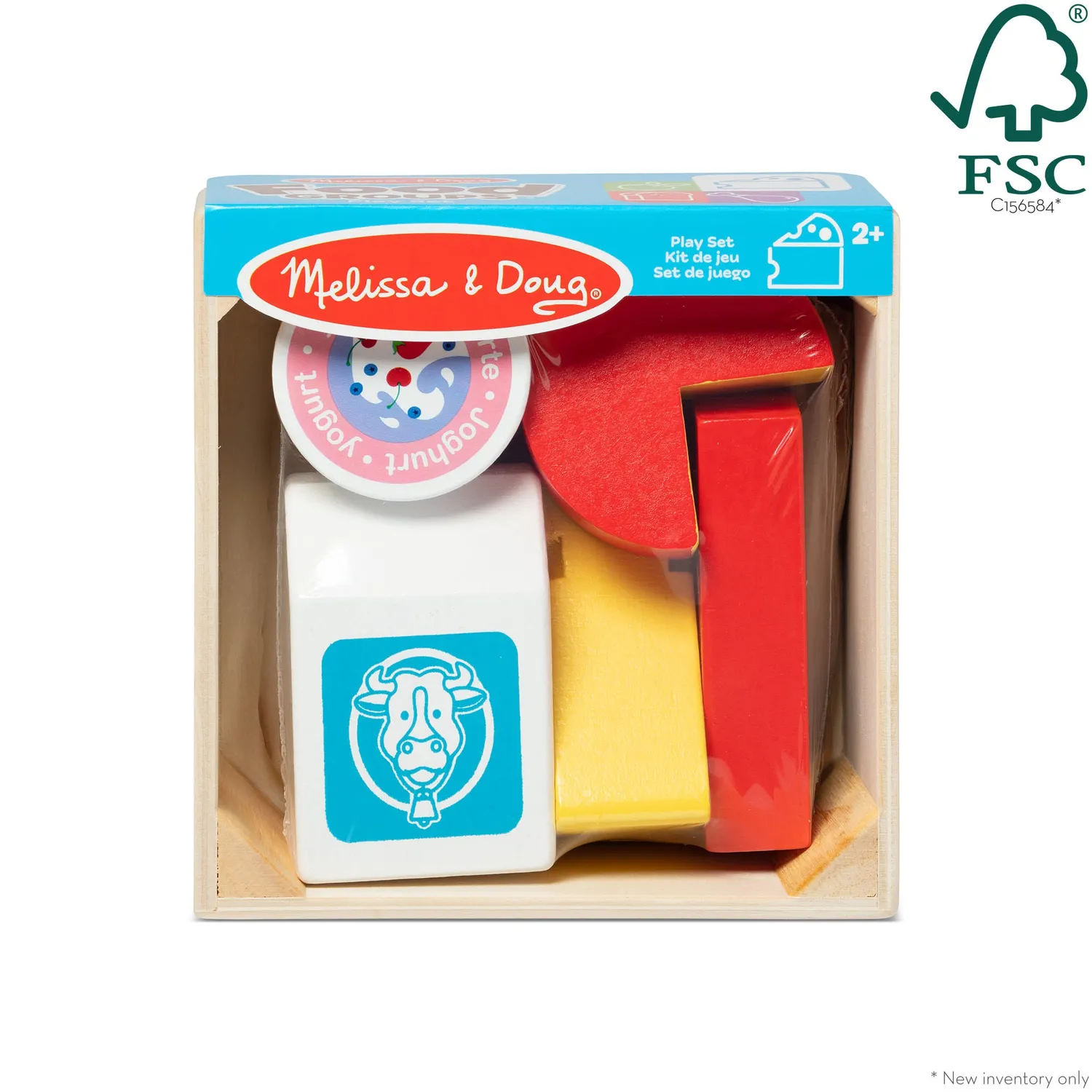 Melissa & Doug Food Groups Dairy houten speelvoedsel zuivel
