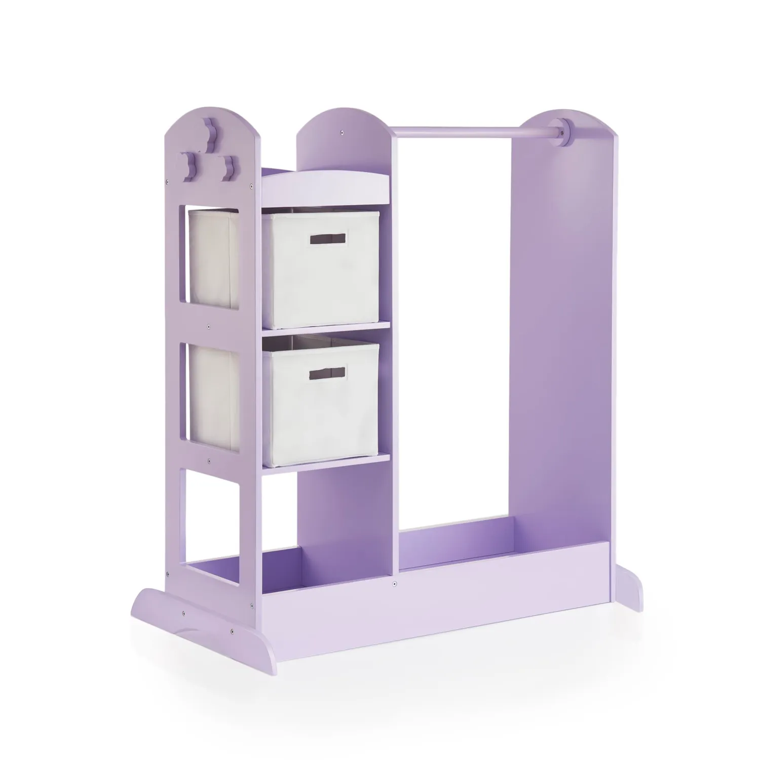 Guidecraft See and Store verkleedkast roze met kledingrek