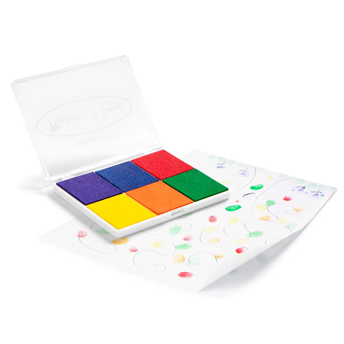 Melissa & Doug Rainbow Stamp Pad stempelkussen 6 kleuren