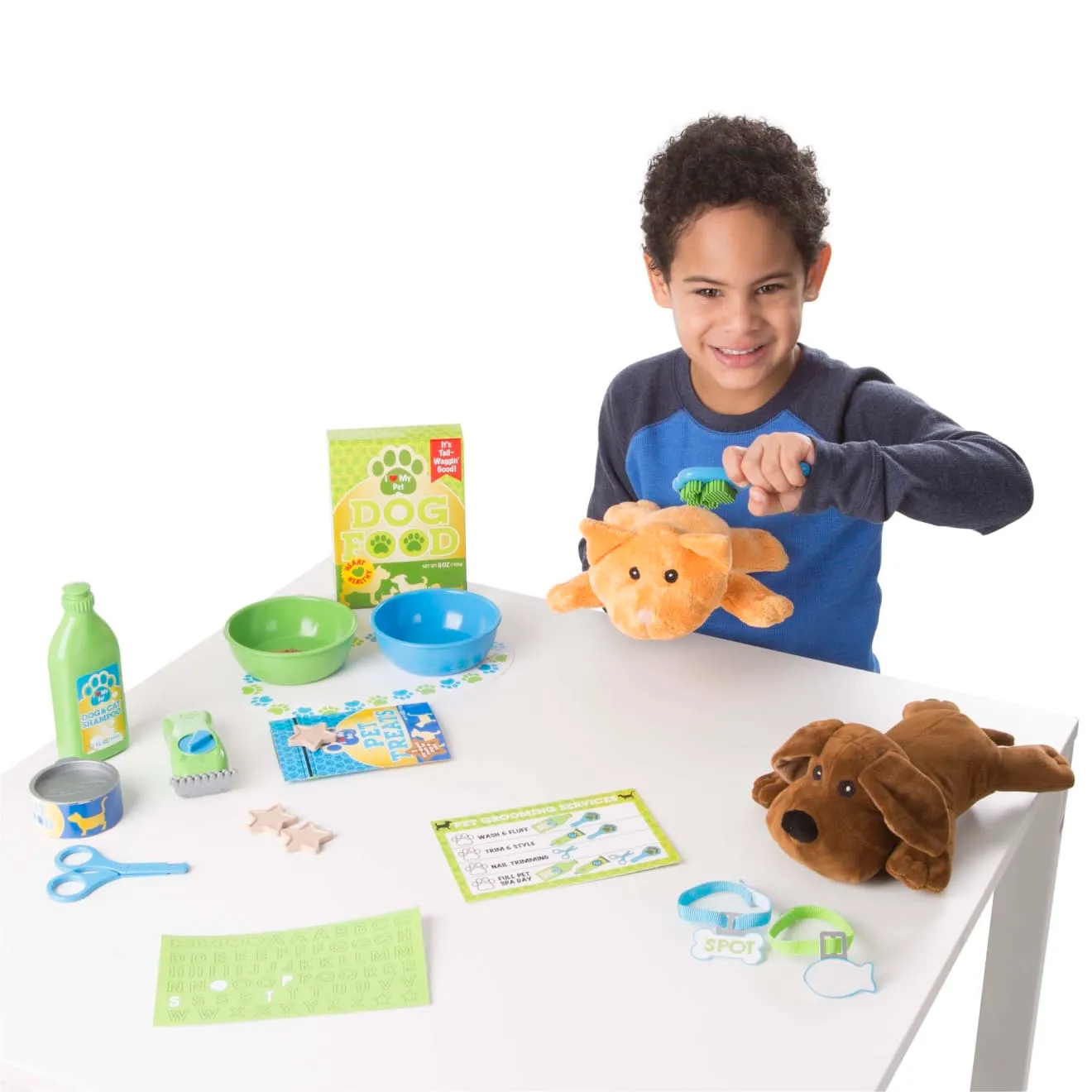 Melissa & Doug dierenverzorgingsset knuffel 24-delig