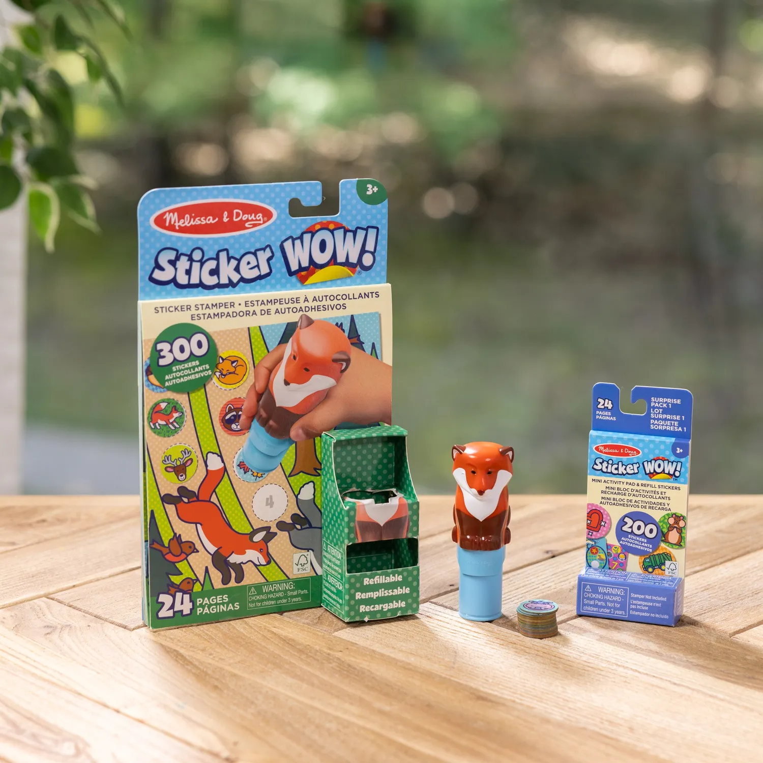 Melissa & Doug Sticker WOW! Fox stickers bundel 500 stuks