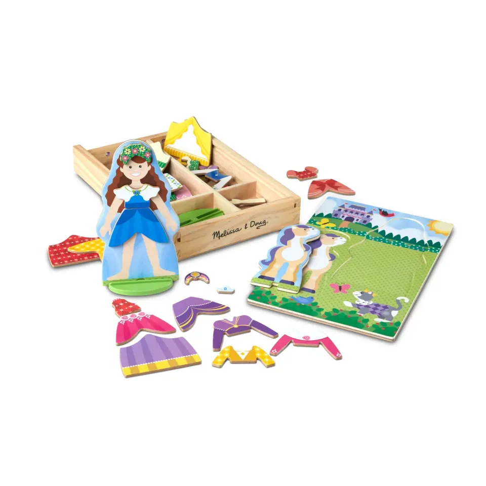 Melissa & Doug Princess Magnetic verkleedspel 37-delig