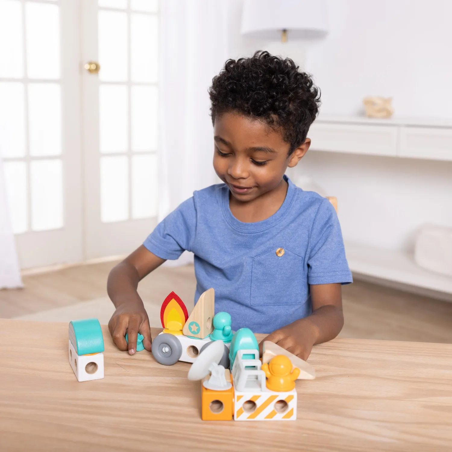 Melissa & Doug Blockables Space Bouwblokken 38-delig