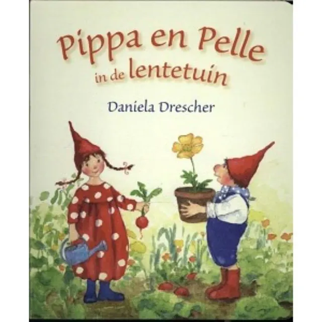 Ginger Fairy Pippa en Pelle in de lentetuin kartonboekje