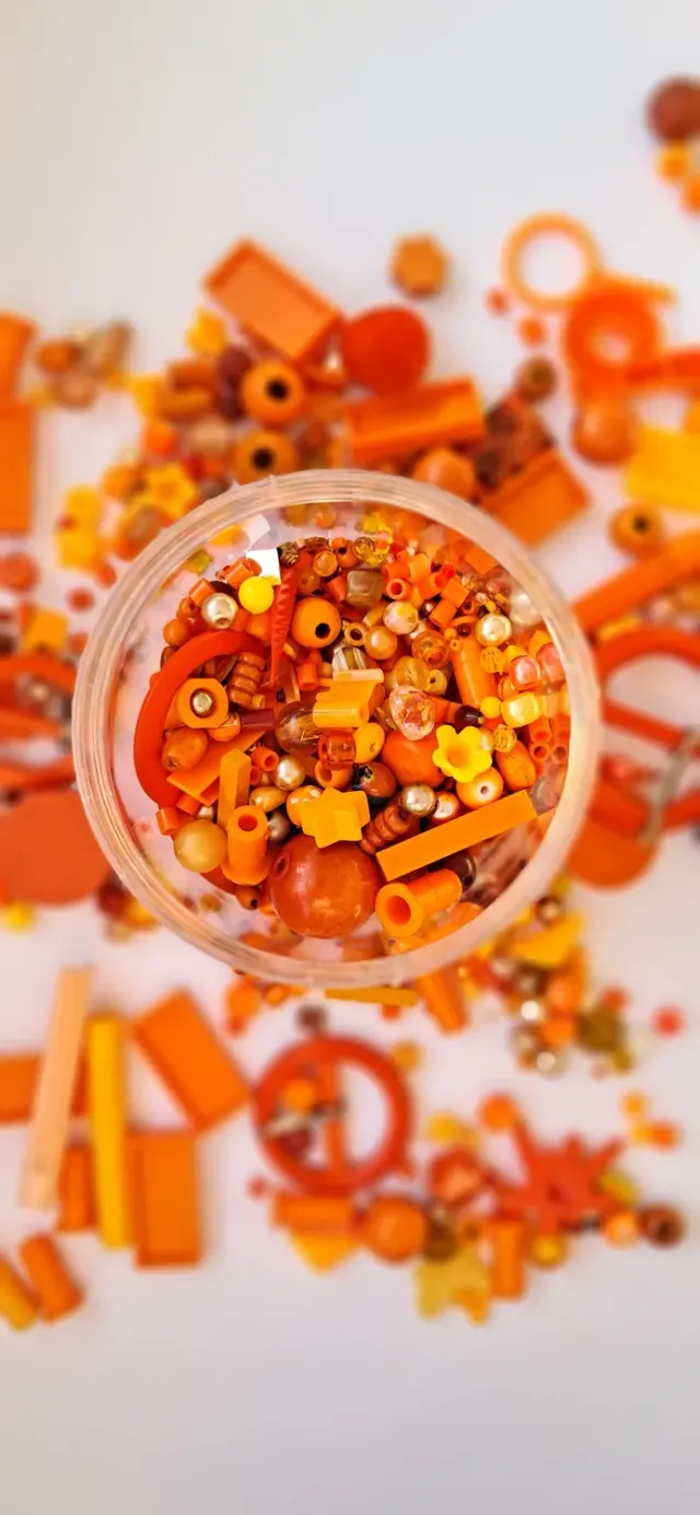 De Potjeskast Oranje speelpot 750 ml oranje mix