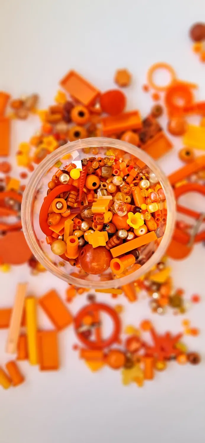 De Potjeskast Oranje speelpot 750 ml oranje mix