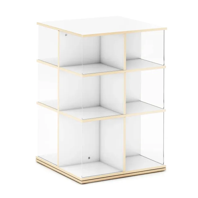 Guidecraft EdQ Rotating Big Book Display boekenkast wit draaibaar