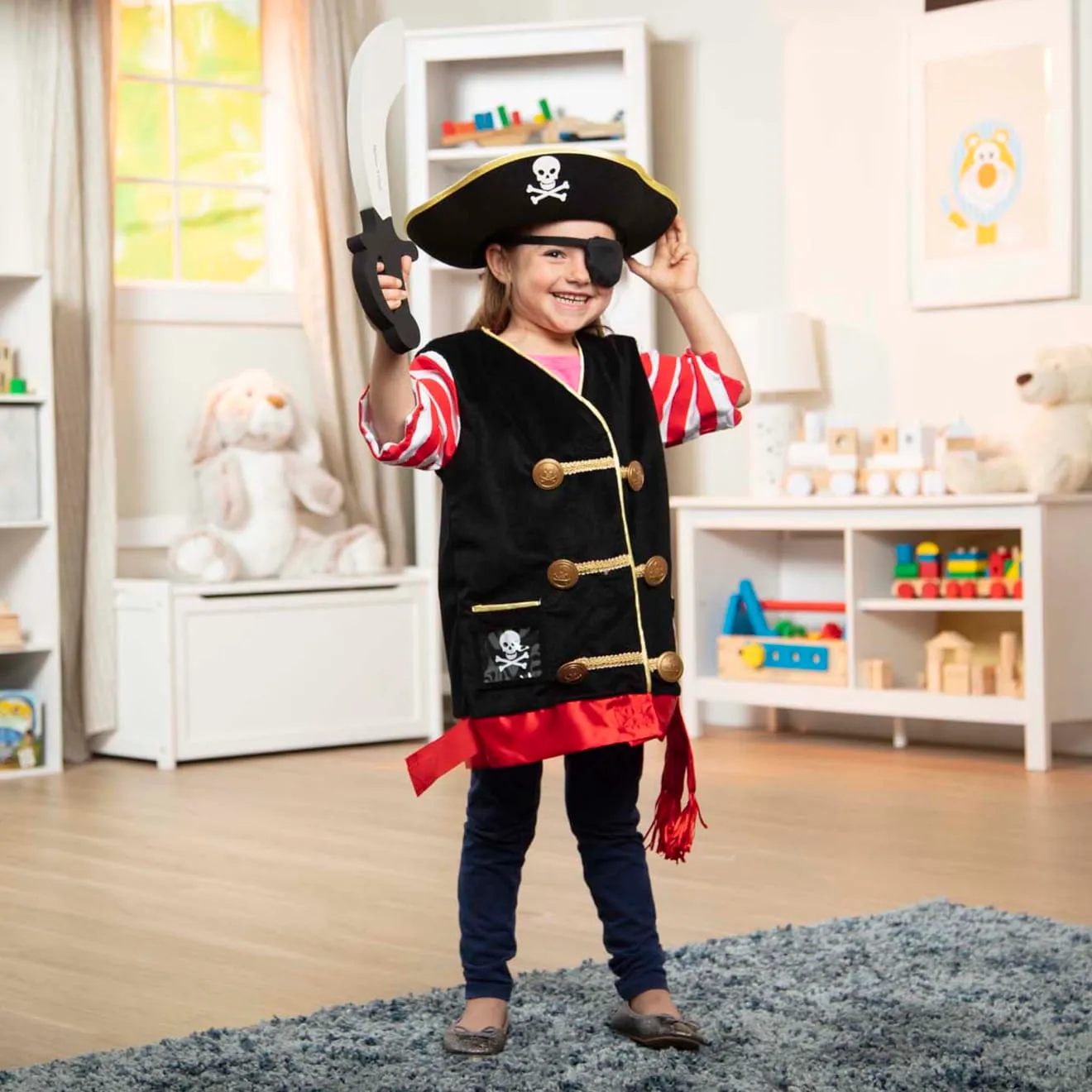 Melissa & Doug Pirate verkleedset piraat 3-6 jaar 5-delig