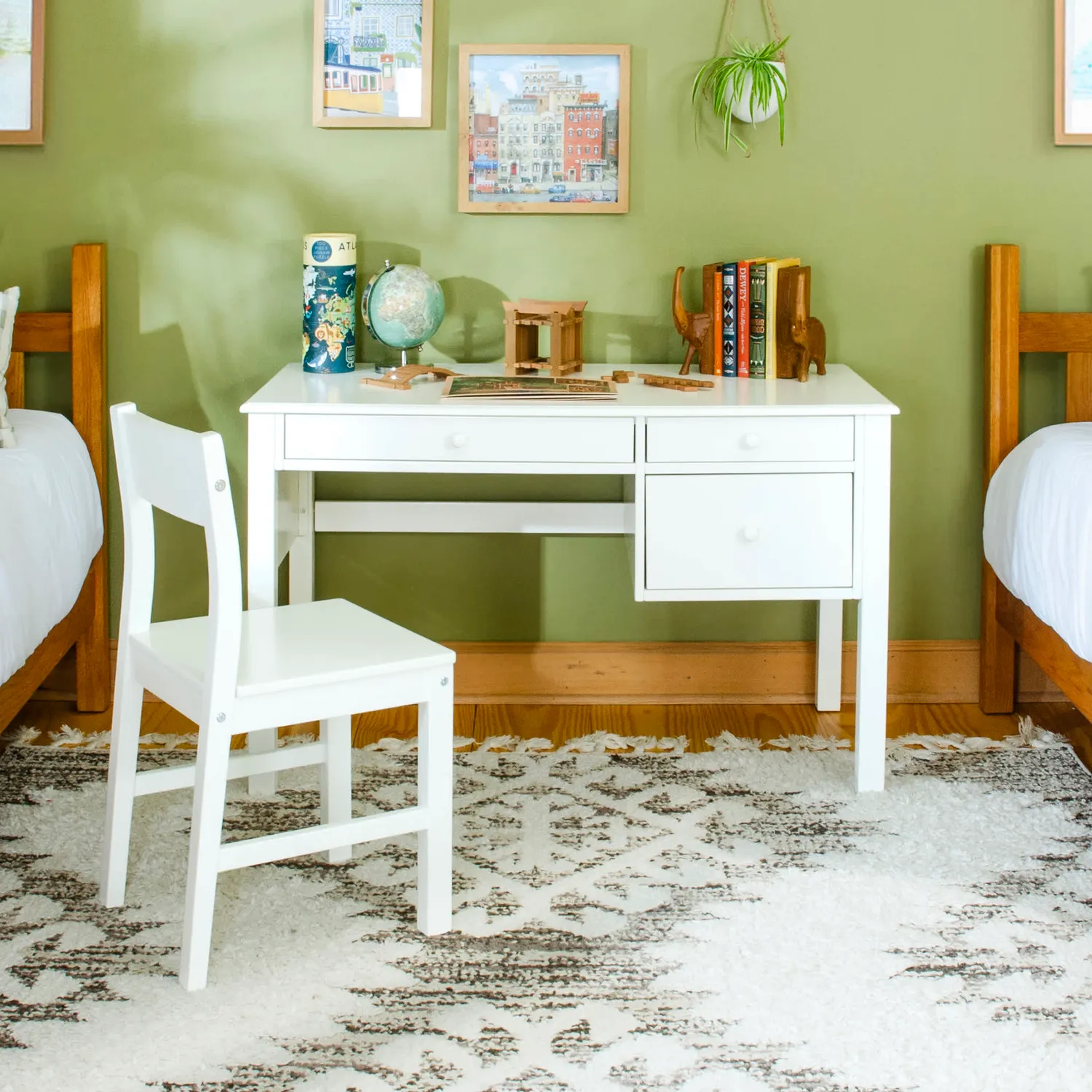 Guidecraft Madison bureau met stoel kinderset hout