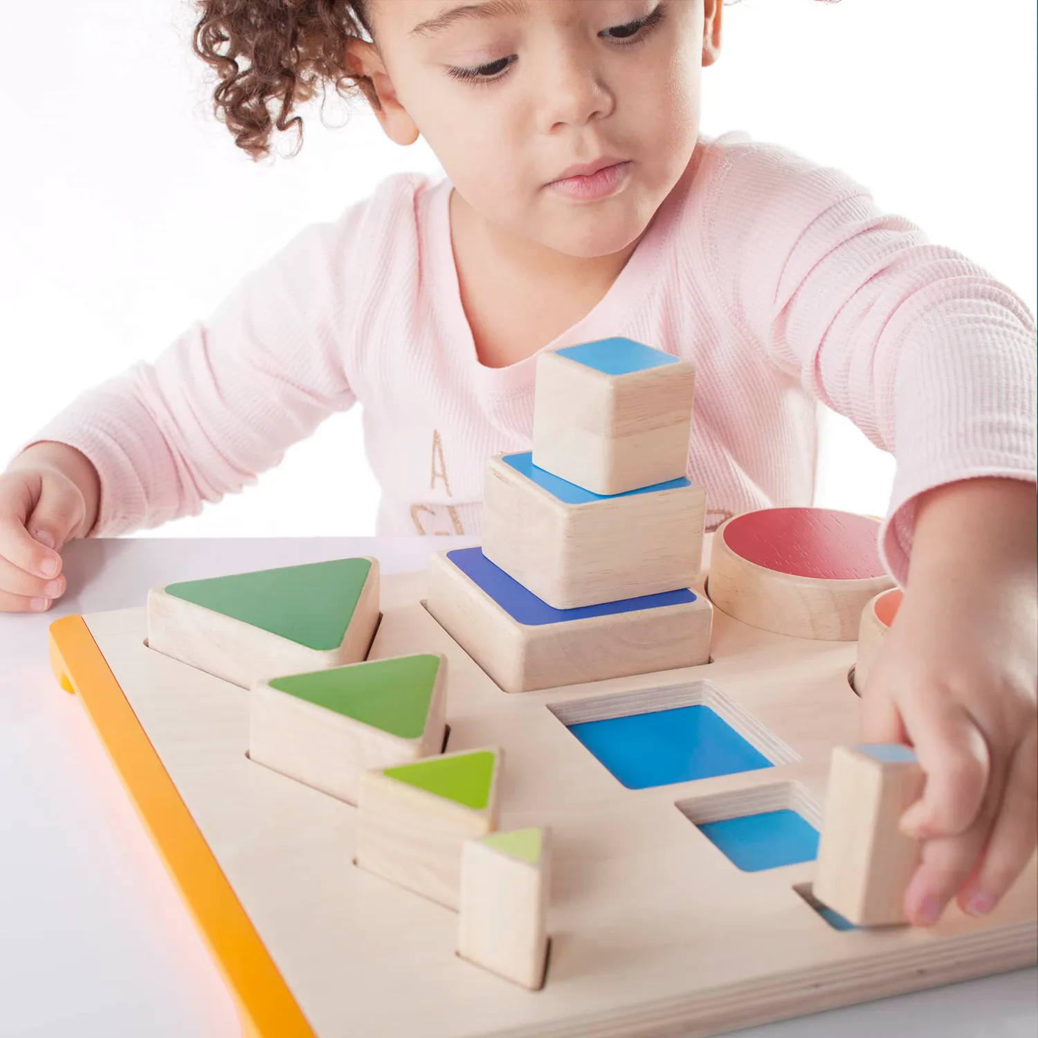 Guidecraft Nest and Stack Shapes vormenpuzzel hout 2+