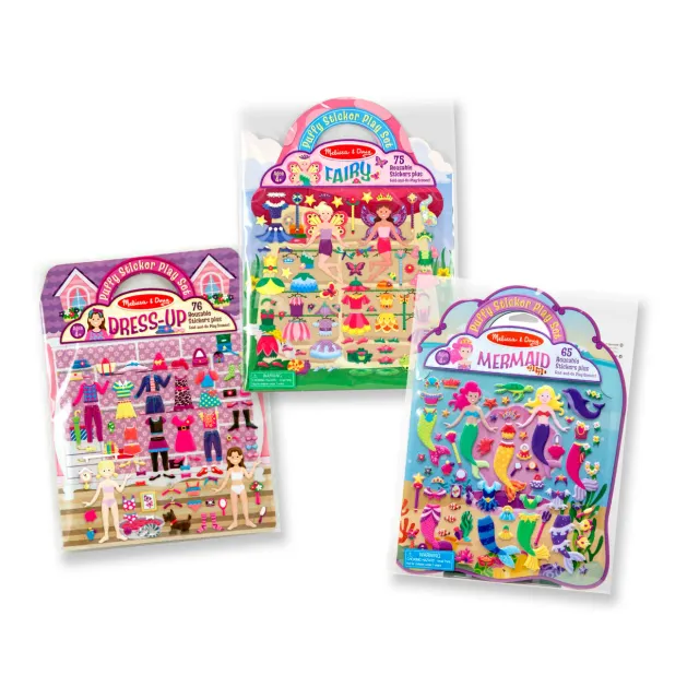 Melissa & Doug Puffy Stickers Play Set Fairy stickers 75 stuks