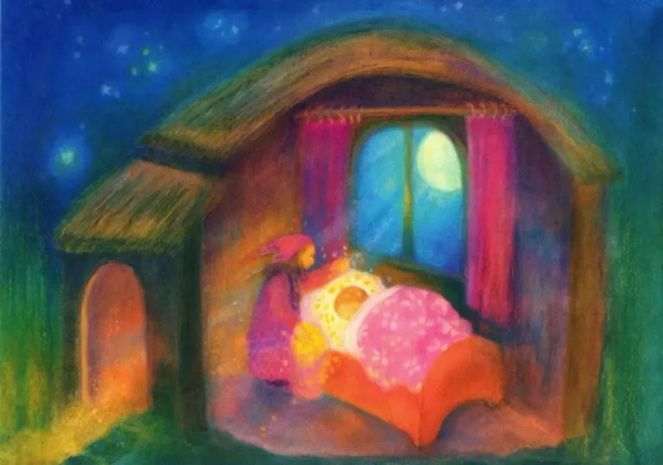 Ginger Fairy Angela Koconda Gute Nacht kaart 10x15 cm