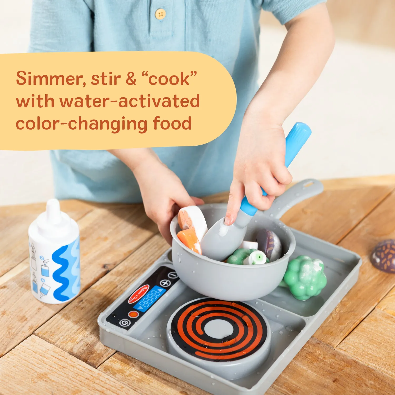 Melissa & Doug Water WOW Simmer & Stir speelkookset koken