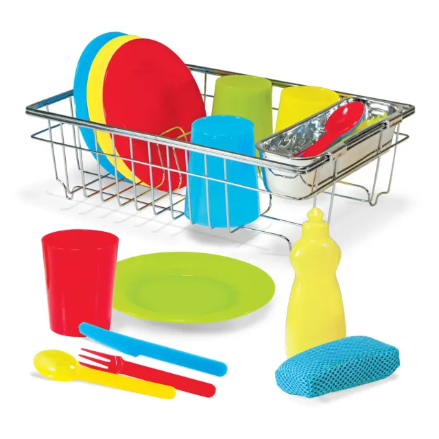 Melissa & Doug Let’s Play House afwas speelservies 4-persoons