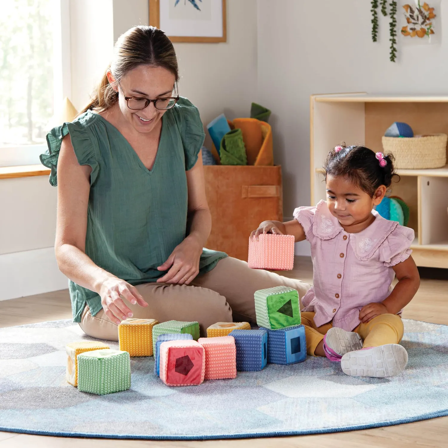 Guidecraft Soft Shape and Color Blocks blokken 12 stuks zacht
