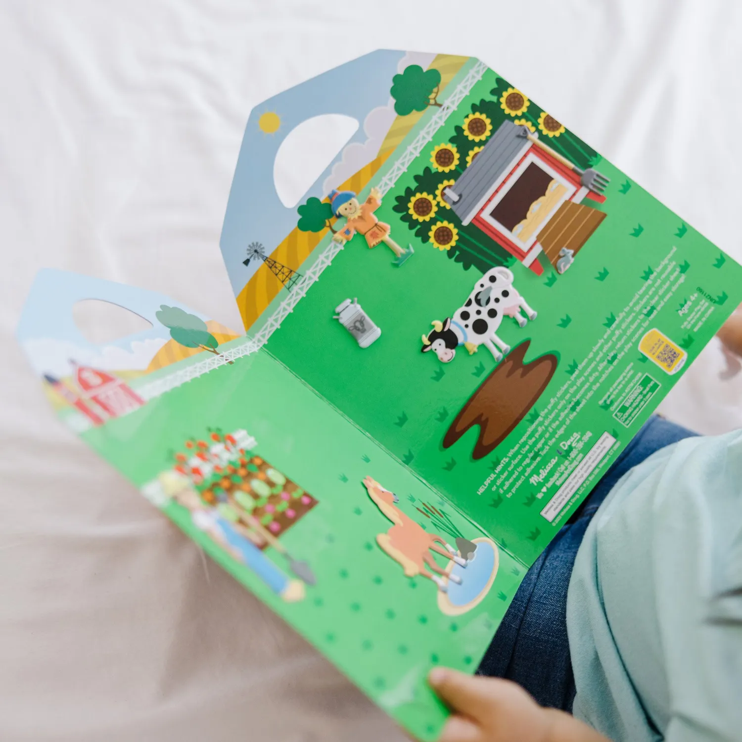 Melissa & Doug Puffy Sticker On the Farm herbruikbare stickers