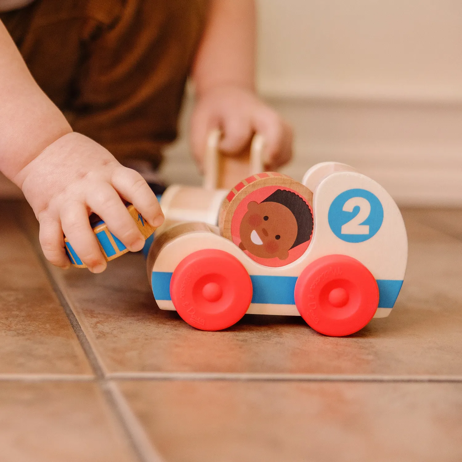 Melissa & Doug GO Tots Houten Raceauto’s 2 Stuks Peuter