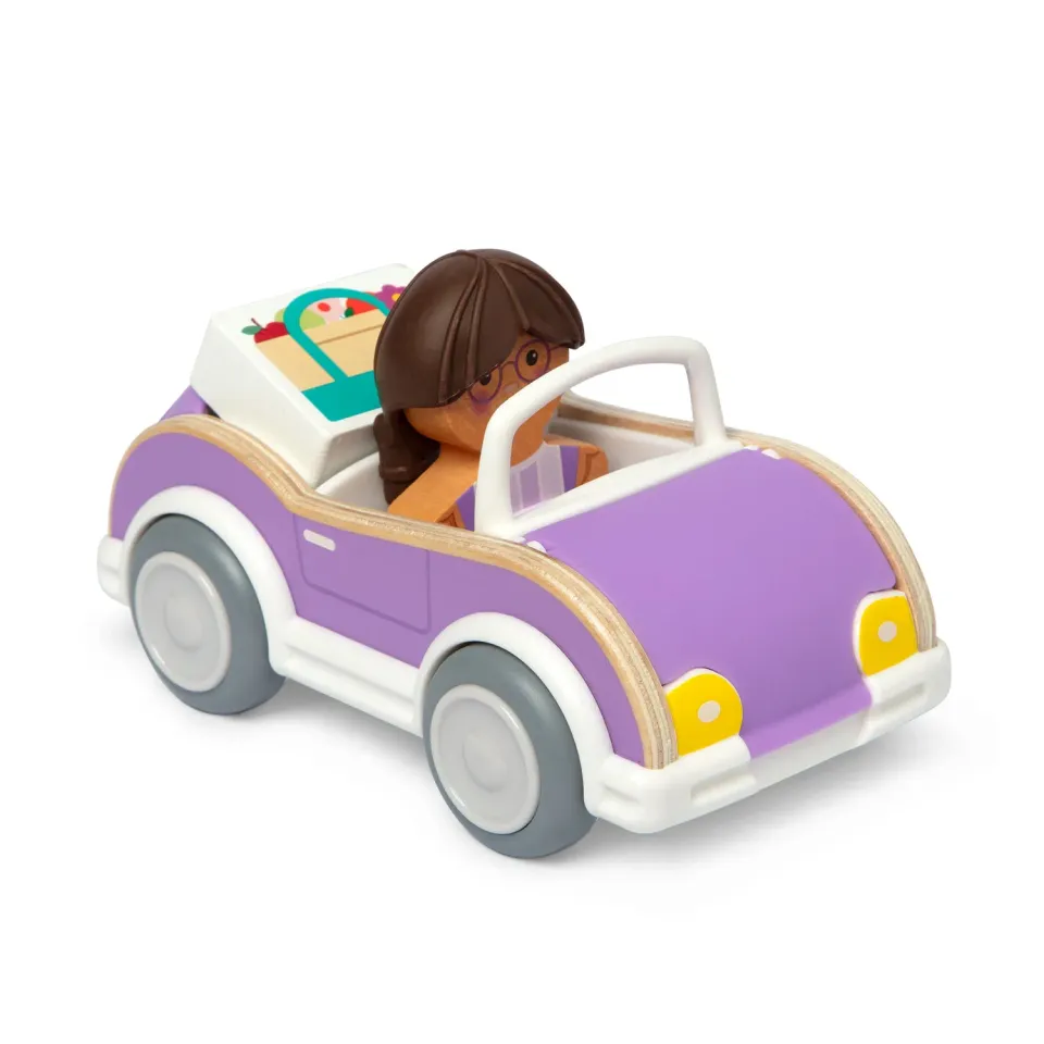 Melissa & Doug Cheery Lane Vehicle & Girl speelset auto