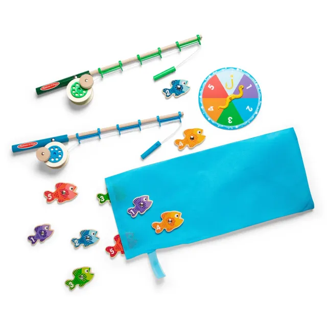 Melissa & Doug Catch & Count magnetisch visspel hout