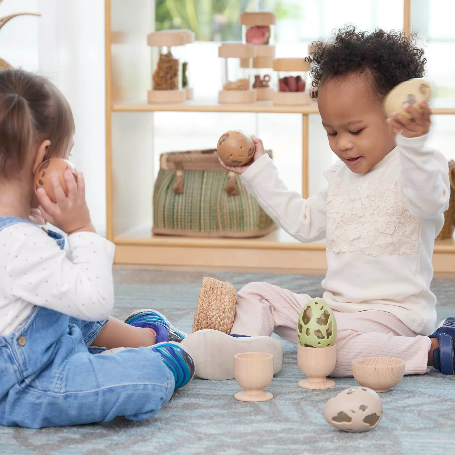 Guidecraft Sensory Egg Shakers schudeitjes 6 stuks sensorisch