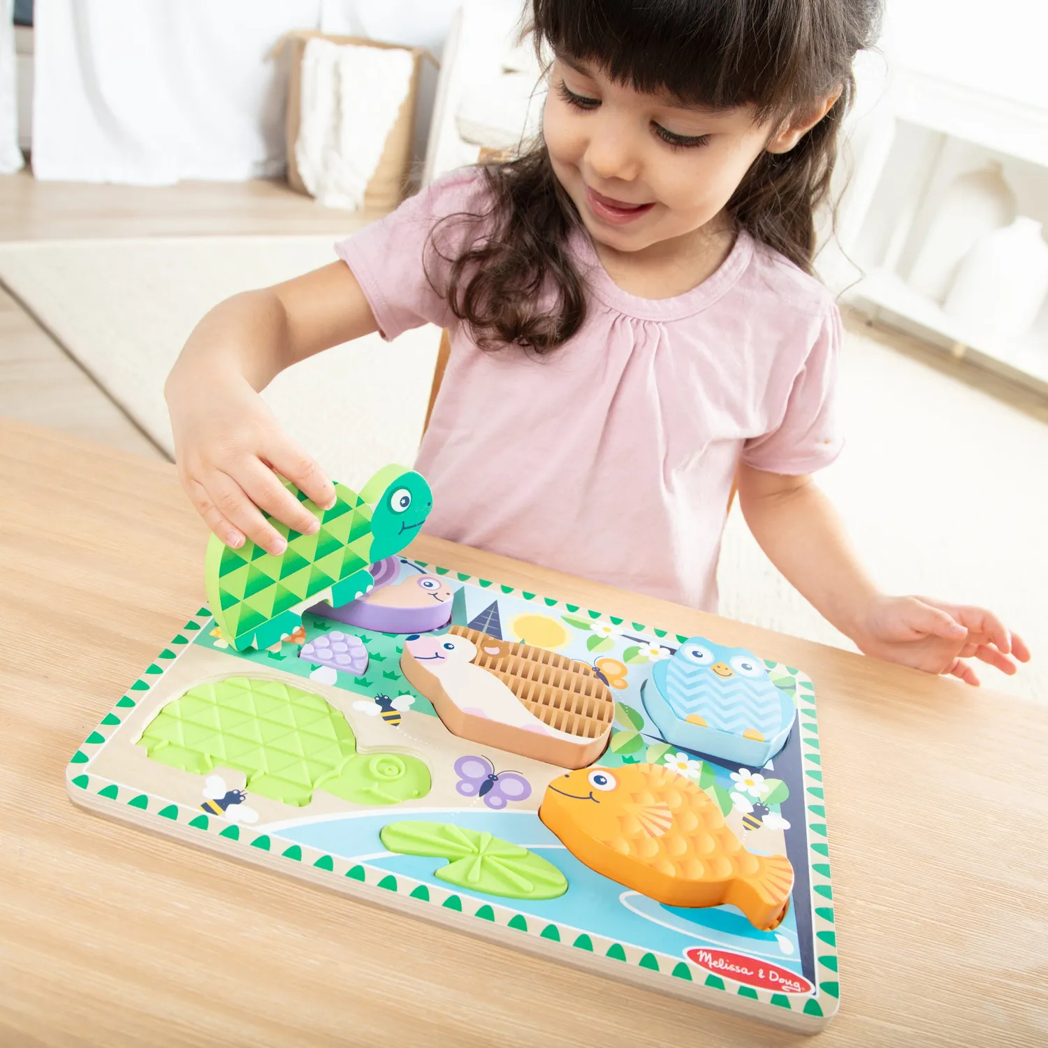 Melissa & Doug Forest Friends Voelpuzzel Hout 5-delig