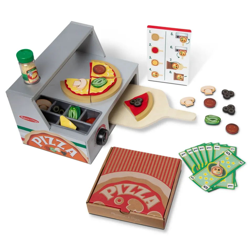 Melissa & Doug Top & Bake Pizza Counter speelset 41-delig