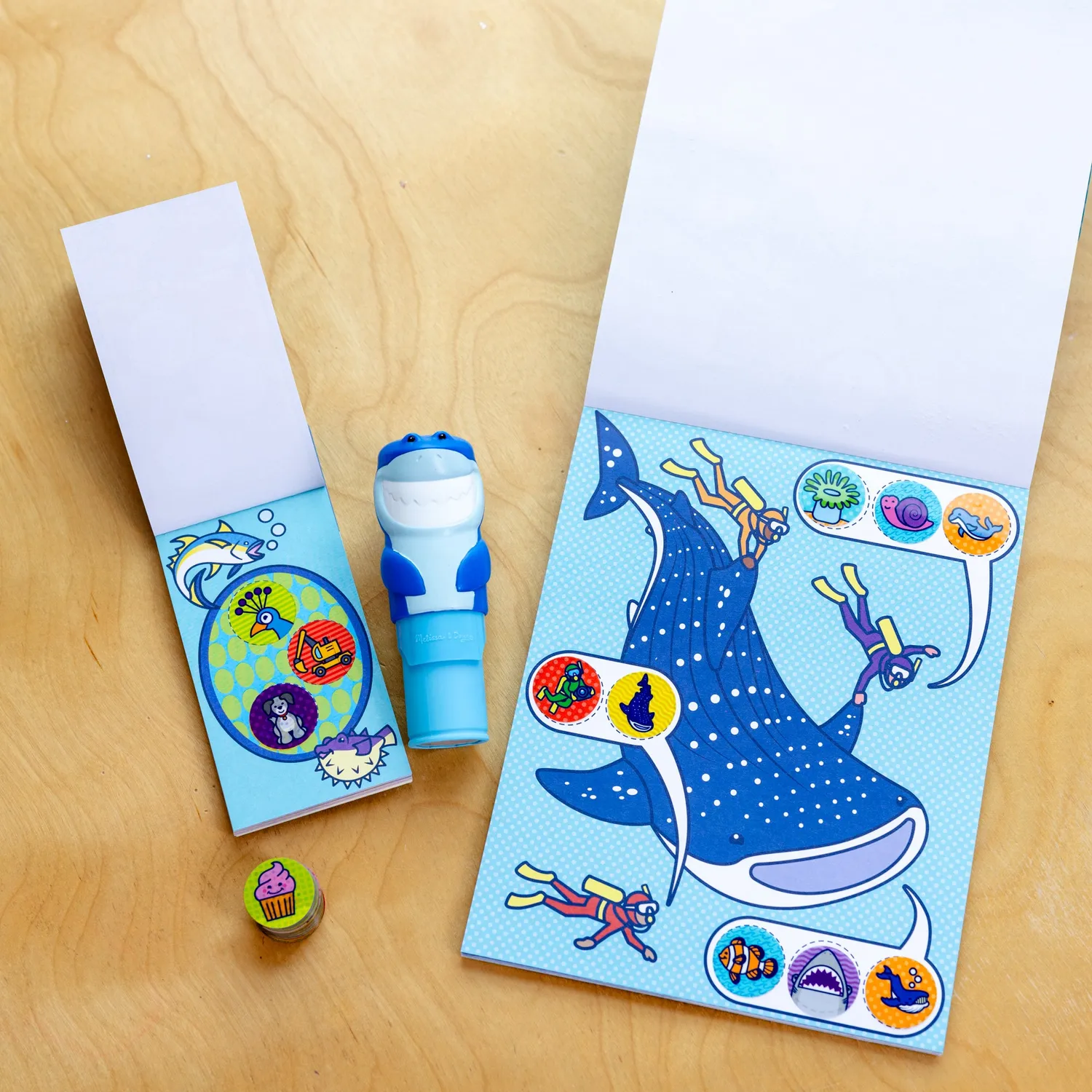 Melissa & Doug Sticker WOW Shark Bundle stempelset 500 stuks