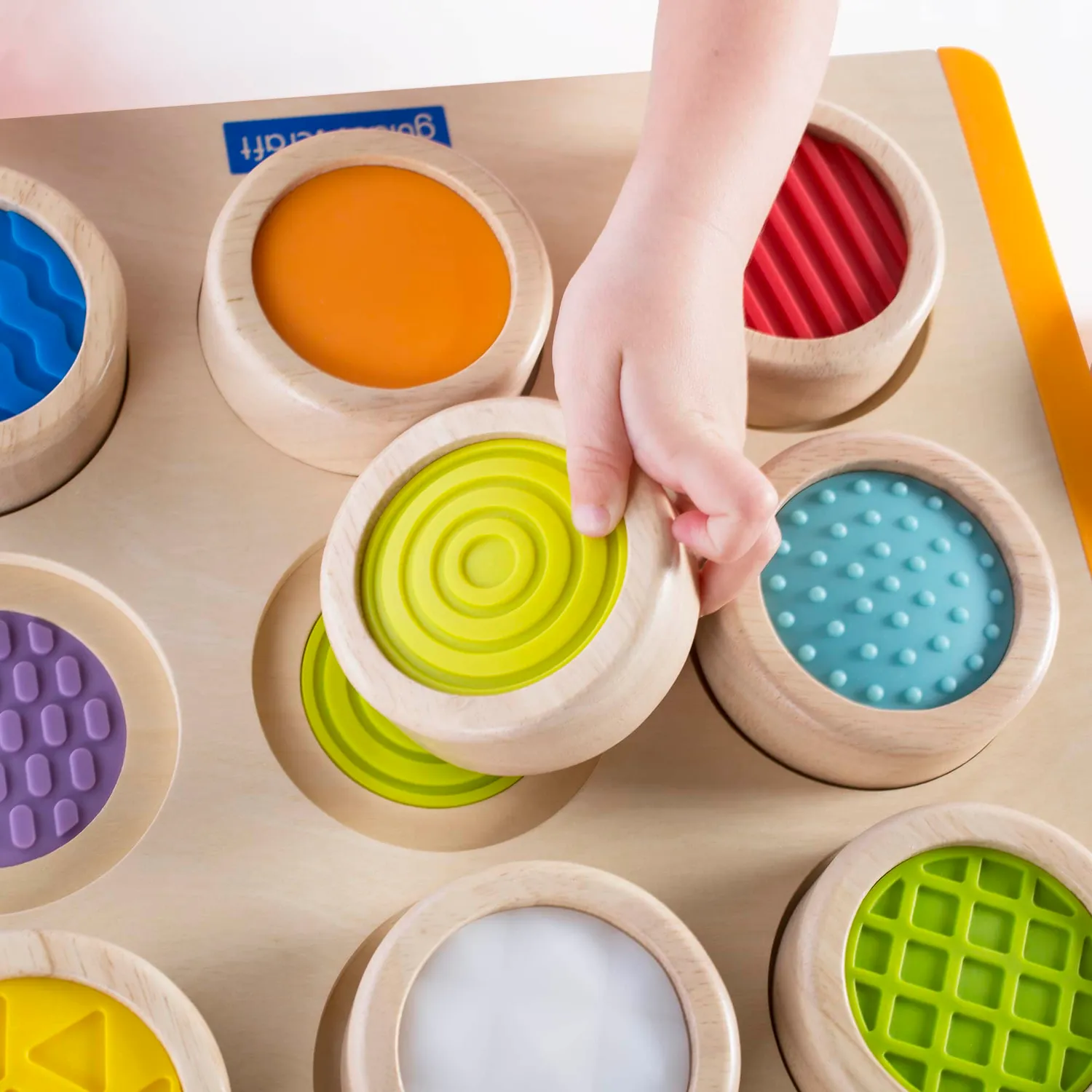 Guidecraft Tactile Search and Match voelpuzzel 9 texturen