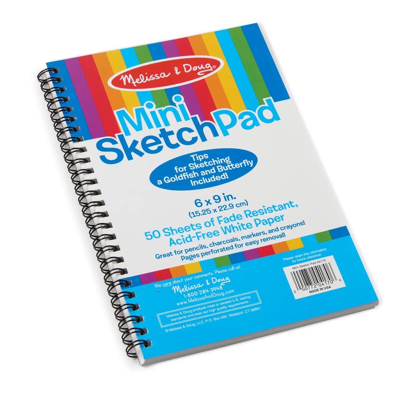 Melissa & Doug Mini-Sketch schetsblok met spiraal