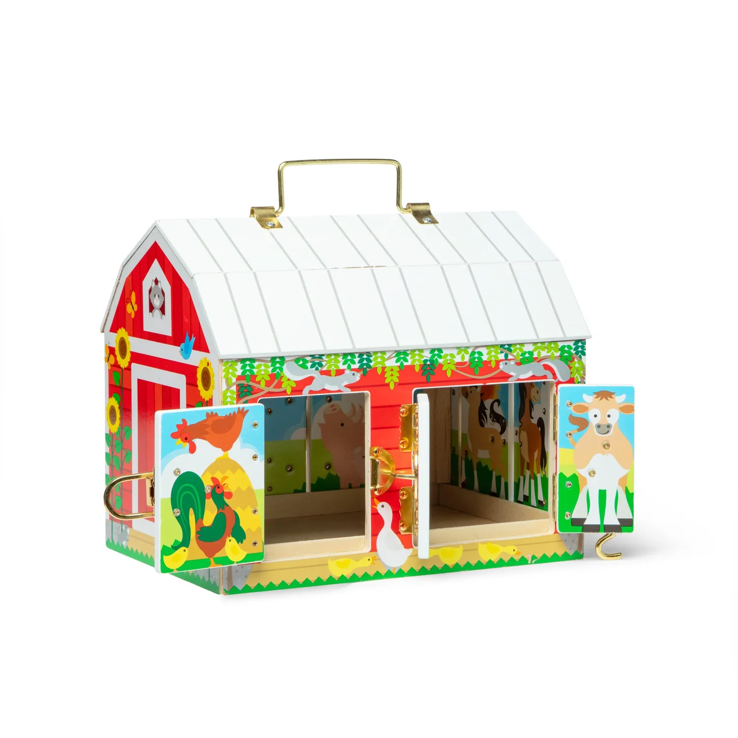 Melissa & Doug Latches Barn houten boerderij met dieren
