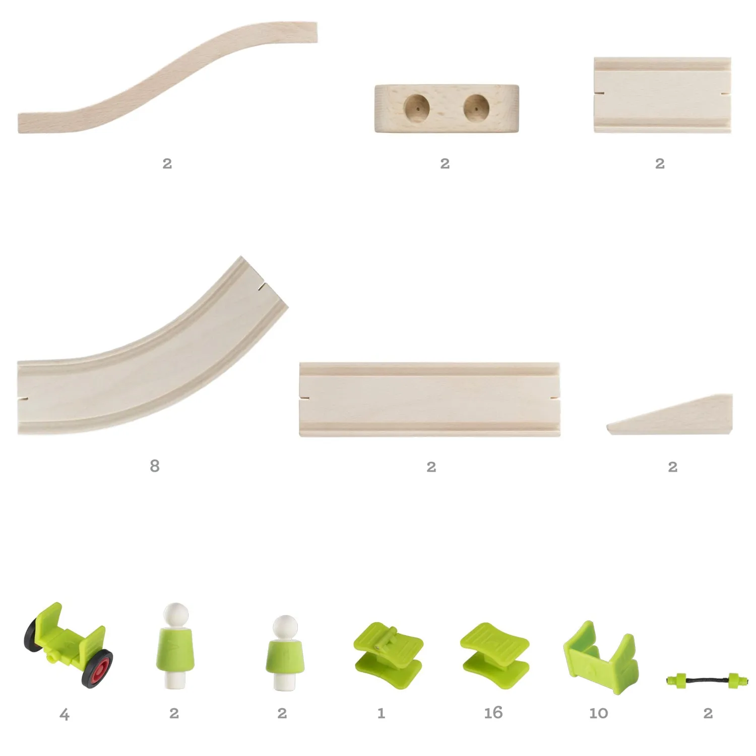 Guidecraft Block Science Foundation bouwset 55-delig
